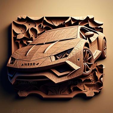 3D мадэль Lamborghini Murcilago (STL)
